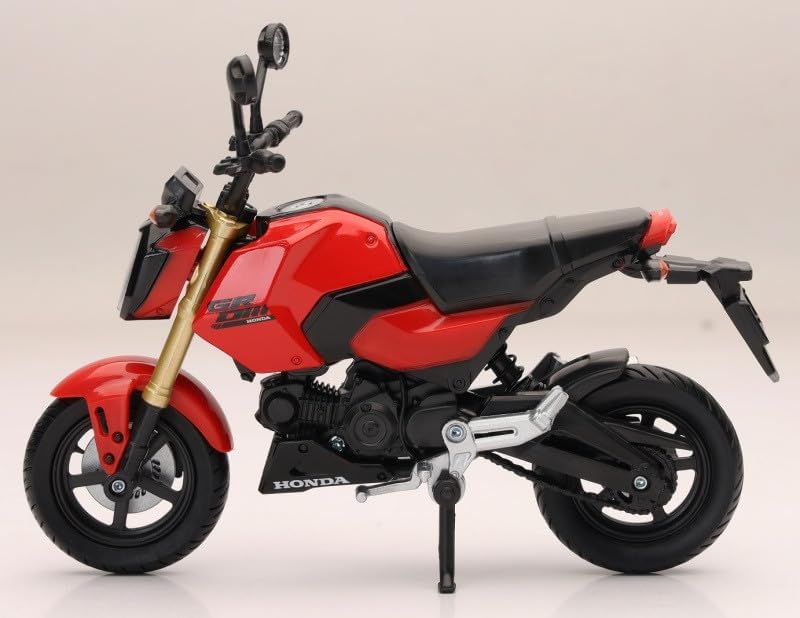 GROM Motorcycle Red 1/12 Diecast Model by New Ray 58503A