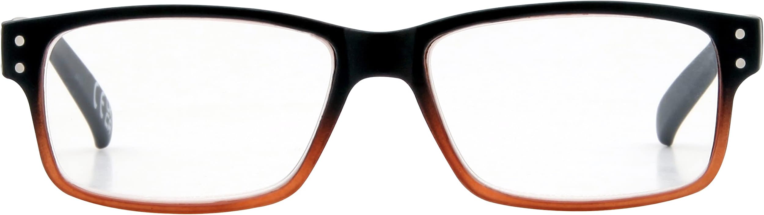 Foster Grant "Thames Reading Glasses, Black and Brown, Multiple Magnifications
