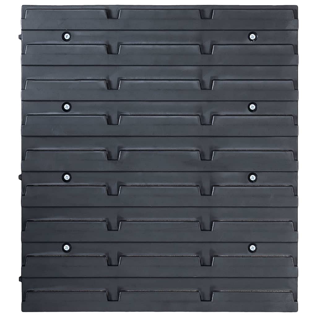 Kit de Cajas de almacenaje 96 Piezas con Paneles de Pared Azul, Bricolaje Accesorios de Bricolaje Organización y Almacenamiento de Herramientas Armarios para Herramientas, Azul, 9.47kg