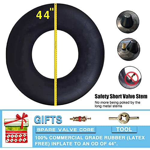 River Tube For Floating Heavy Duty Inner Tube For River Snow Tube River Tube Heavy-Duty Swim And Snow Tube & Inflatable Water Float,River Tube, Sledding Float,Pool Closing Inner Tube (44'') #TOP5