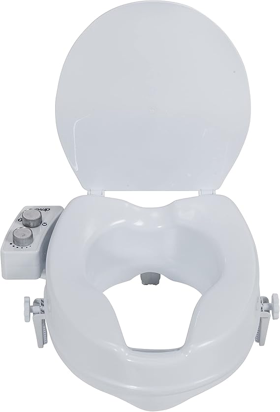 Drive Medical PreserveTech Raised Toilet Seat with Bidet (Ambient Water