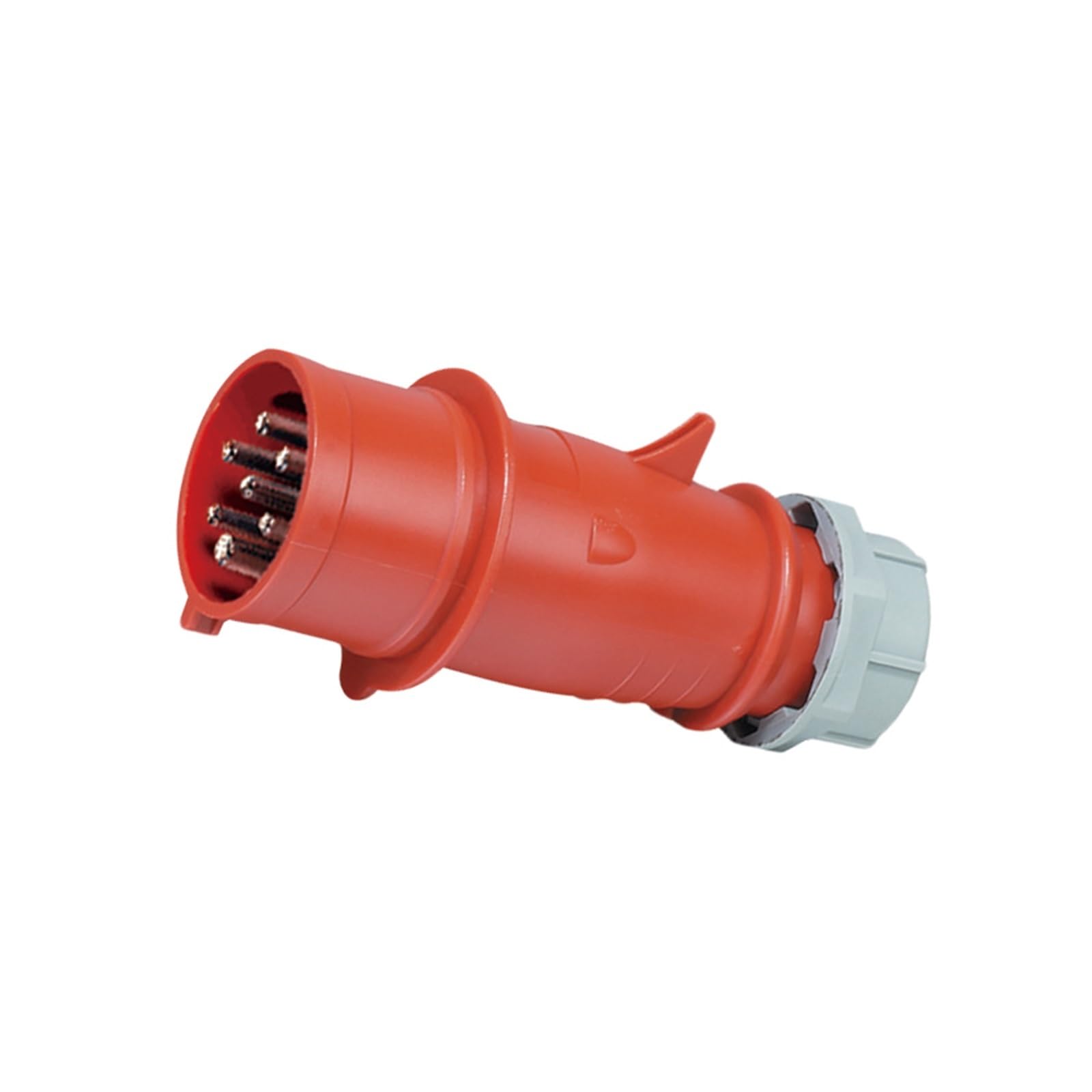 Enchufe y Toma de aviación Industrial trifásico IP44 CEE 7P 16A 32A, Resistente al Agua Polvo, con Interfaz for máquina Aceite 7 Orificios, 400 | Multicolor,16A
