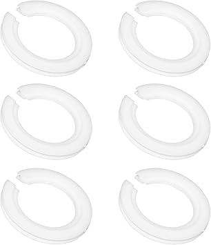 8 Adaptateur Abat Jour E27 Vers E14, Adaptateurs De Réduction Pour Abat-Jour, Anneau Réducteur Rondelle De Remplacement, E14 Convertisseur D'Anneau En Plastique Pour Lampe De Chevet Lampadaires