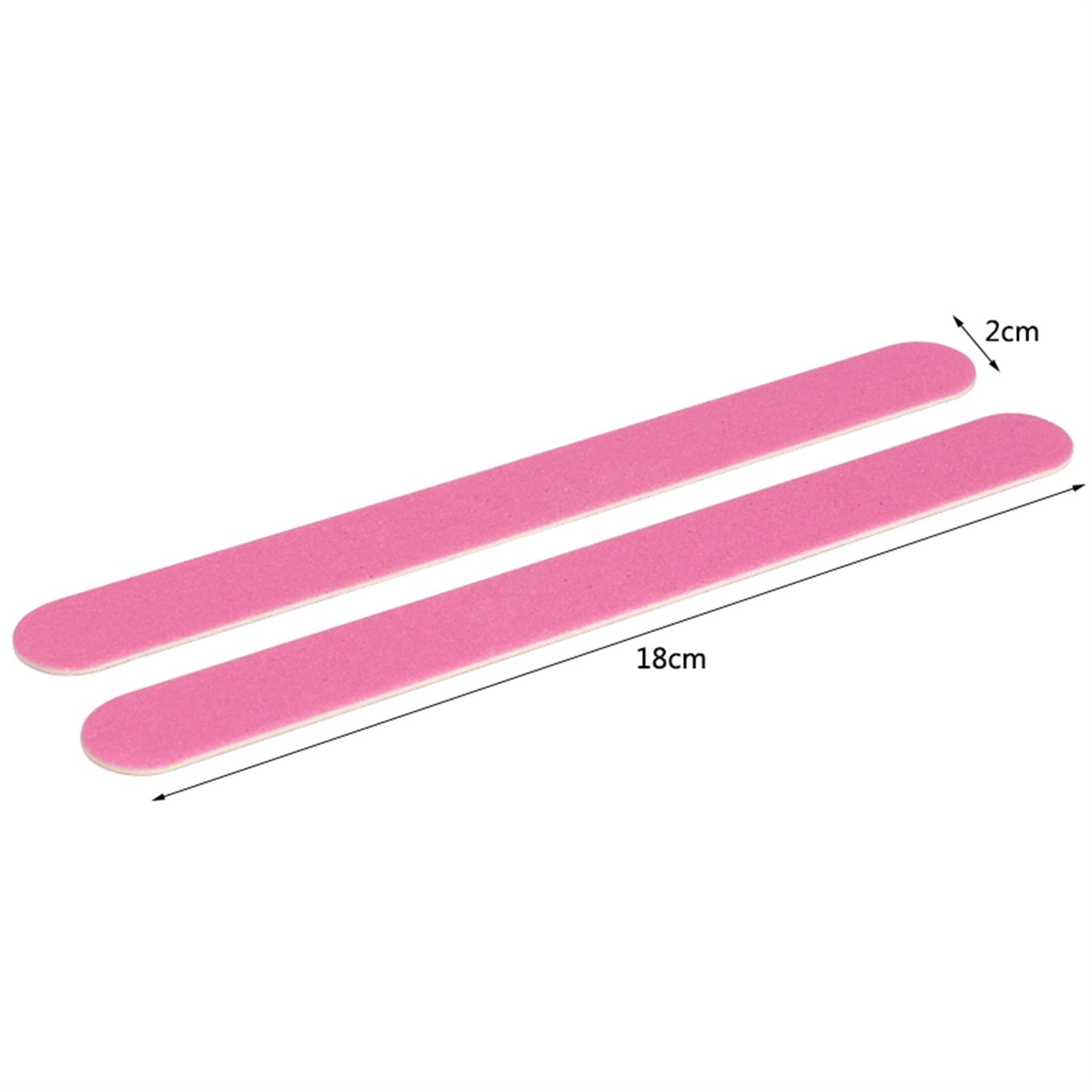 Lima de Uñas,Pulidor de Uñas, 100 Uds papel de lija de madera limas de uñas 180/240 lima de uñas rosa papel de lija