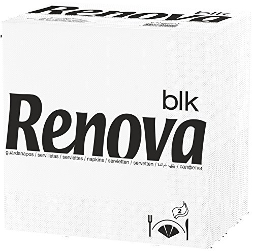 Renova Servilletas de papel Blanca Grande - 75 servilletas