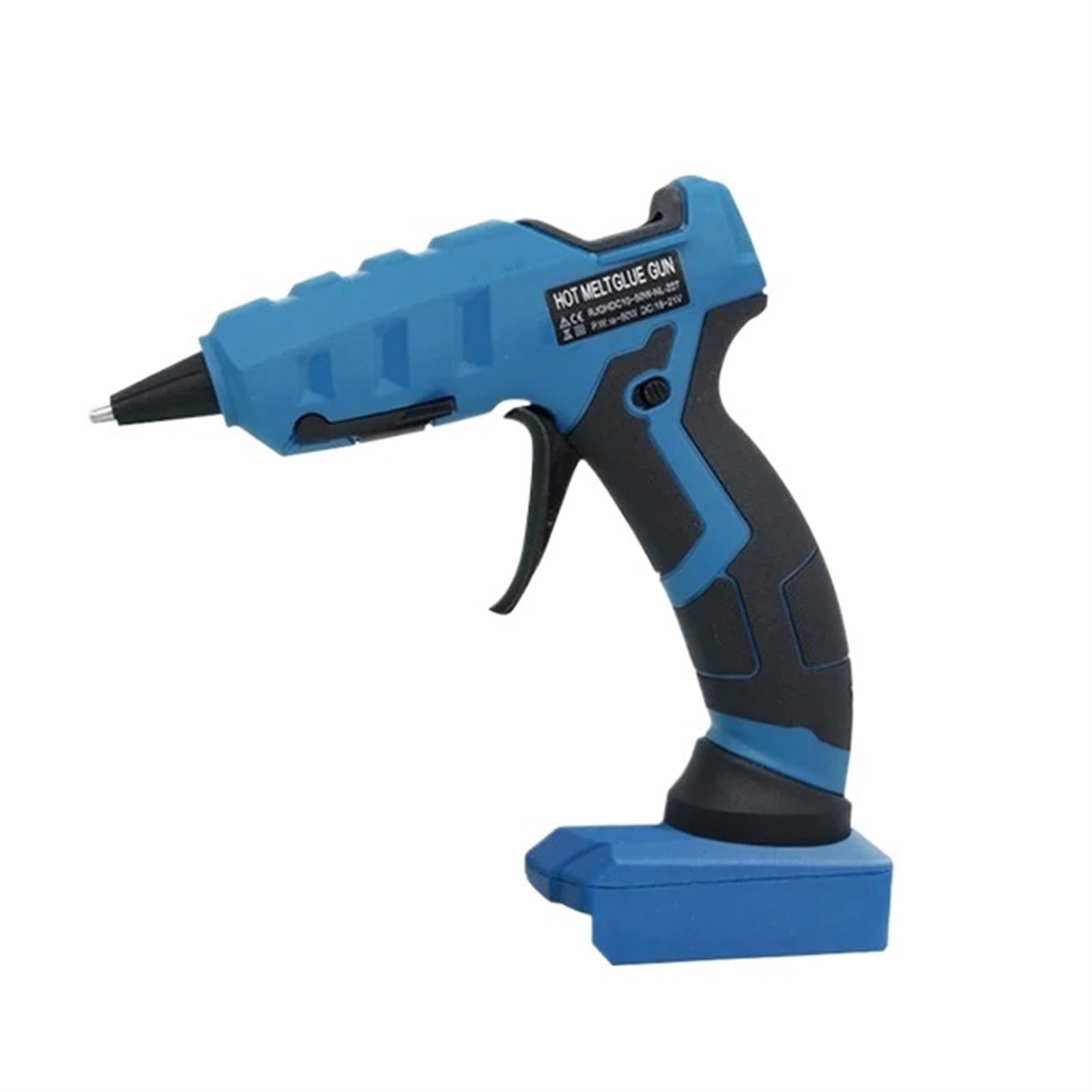 Cordless Hot Melt Glue Gun for Li-ion Battery Quick Preheat with 10Pcs Sticks Repair Tools
