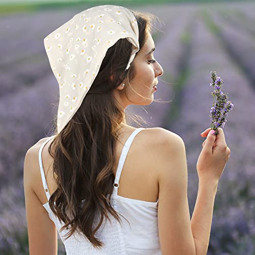 3 Pcs Floral Elastic Hair Scarf Headband Floral Headband Head Scarf For Women Scarf Headbands For Women Hair Scarf Cute Headbands For Women Fashion Hair Bandanas For Women Hair Headband Scarf For Women #TOP6