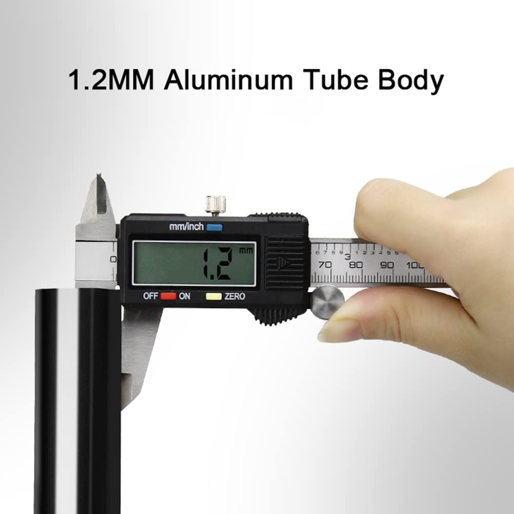 Crutches 2 Unidades Muletas Ortopédicas Plegables-Regulables en Altura,Muletas de Codo Ergonómicos de Aluminio con Reflectores y Correas de Apoyo para el Codo,Soporte Post Traumatismo o Cirugía