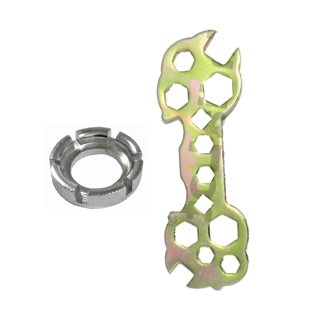 CYBIC Bicycle Hex Spanner with Spoke Nipple Key | Cycle Repair Tool Combo for Wheel Truing & Maintenance-image-4
