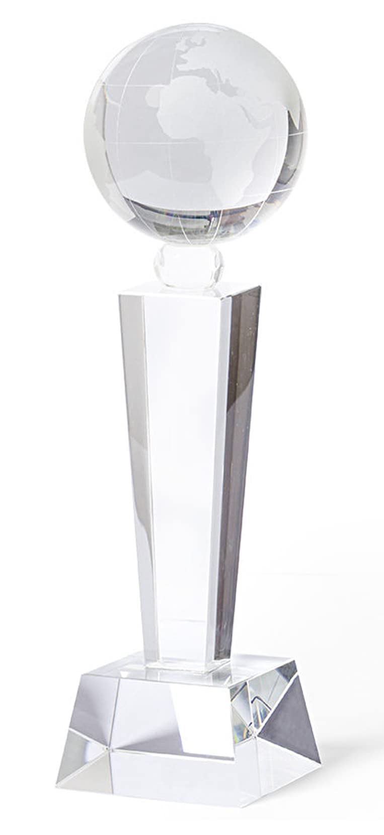 Trofeo Vetro Targa Premio In Vetro Trasparente Con Base Serie VT 53 Trofeo Per Eventi E Gare - 3