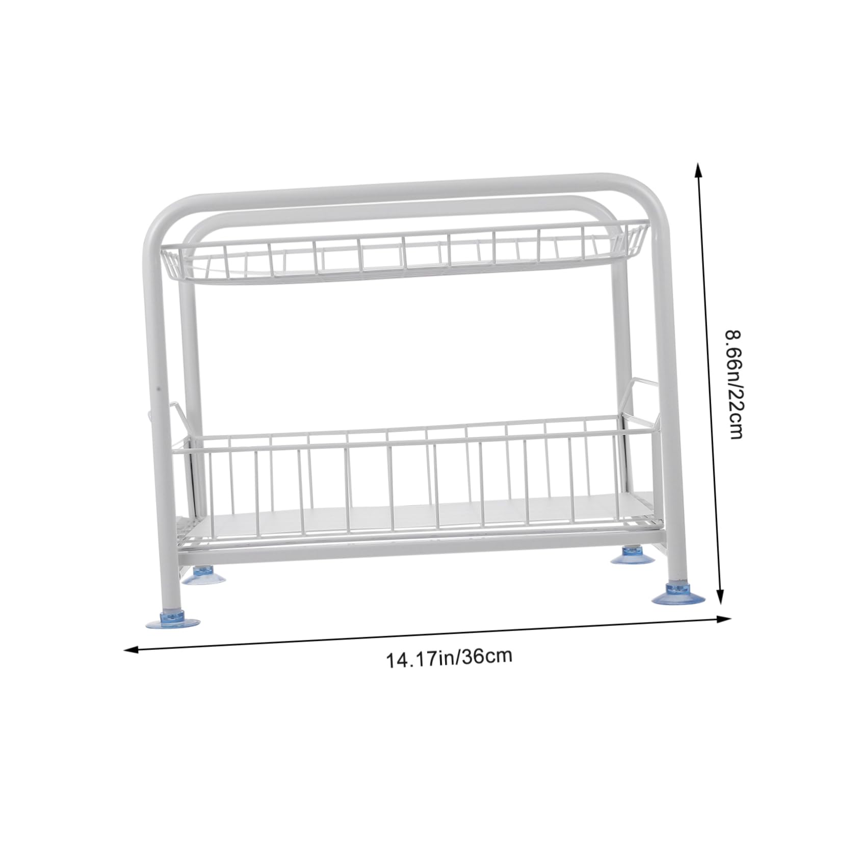 Alipis Kitchen Rack Telescopic under Sink Storage Easy to Use Pantry Organizer