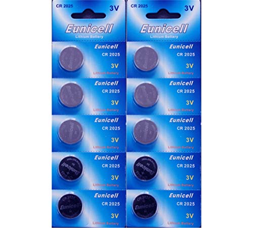 Eunicell 10 X Cr2025 3V Lithium Batteries Br2025 Dl2025 Kcr2025 #TOP15