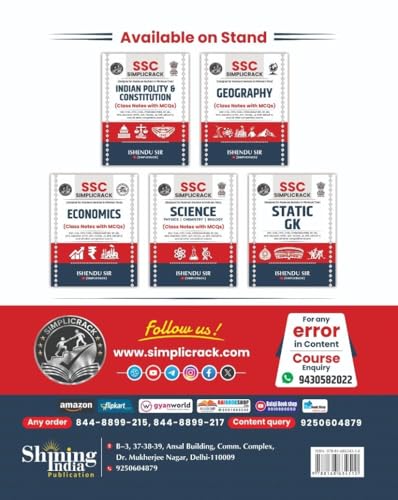 Image of SSC Simplicrack History | Class Notes with MCQs | Ishendu Sir | Useful For - SSC-CGL, CPO, CHSL, Stenographer, SP, GD, MTS, Railway, NTPC, ALP, ... RPR, Group D, and all other competitive exams