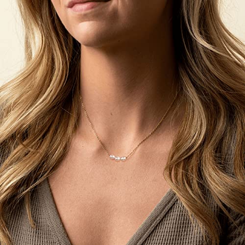 Necocy Pearl Choker Necklace For Women,Dainty Gold Chain Necklace For Women Simple Pearl Pendant Necklaces For Teen Girls Hypoallergenic Summer Necklace Jewelry Gifts Pearl Accessories For Women #TOP7