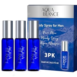 Body Spray For Men, 2.1 Fl Oz/60 ML, Travel Size 3-Pack Set