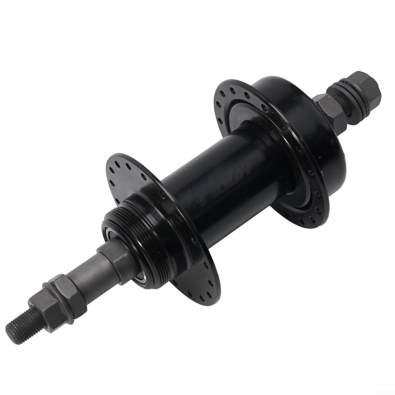 Set di mozzi per bici con cuscinetti sigillati, in lega di alluminio, 32, 36 fori, da 6 a 10, velocità 100 mm, 135 mm, spaziatura 44 mm, freno anteriore e posteriore, coppia nera (set da 36 fori)