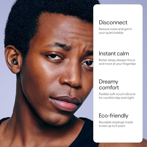 Loop Quiet 2 Ear Plugs β Ultra-Comfy Reusable Noise-Reducing Earplugs For Sleep, Deep Focus, Travel, Noise Sensitivity | Flexible Hearing Protection | Customizable Fit | 24dB (SNR) Noise Reduction - 1