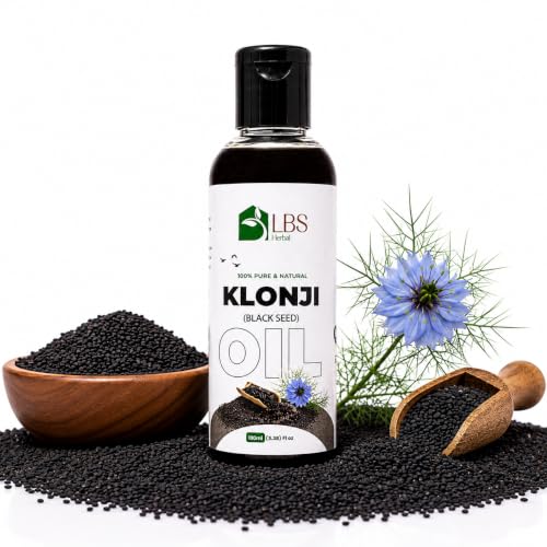 Image of Pure Black Seed (Kalonji) Oil 100% Extra Virgin Cold Pressed | Natural Carrier Oil for Hair, Scalp & Skin Care | Deep Moisturizing Hair Oil for Healthy Looking Hair | 100ml (Pack of 1)