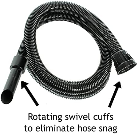 Spares2go Complete Wet & Dry Long Hoover Hose for Numatic Henry Hetty etc Vacuum Cleaners (1.8m)