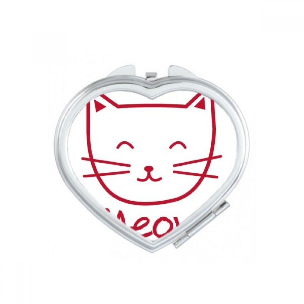 Miroir de poche solide chat pour éviter les miroirs cassés dans le sac