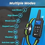 Dog Training Collar with 7 Training Modes, 2600Ft Remote Electronic Dog Shock Collar, Electric Shock Collar for Small Medium Large Dogs (Green) - Image 2