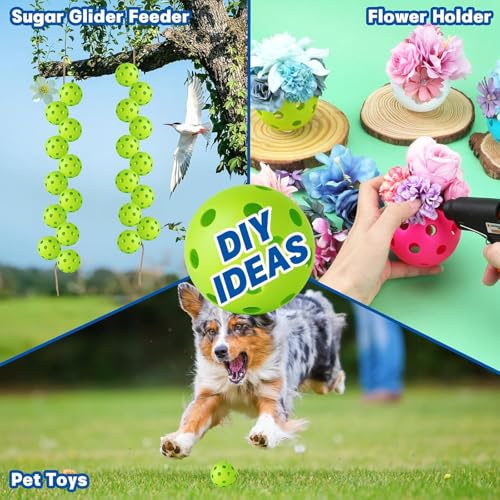 image for Coopay 20 Pack Baseball Practice Balls Plastic Training Balls Lightwei