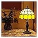 Produktbild Modern Style Wohnzimmer Schlafzimmer Tischlampe 8-Zoll-Mittelmeer-Tiffany-Stil Bernstein Tischlampe Nachtschlafzimmerlampe for Innen Wohnzimmer Schlafzimmer Büro-Schreibtisch Wohnnachttisch Schreibtis