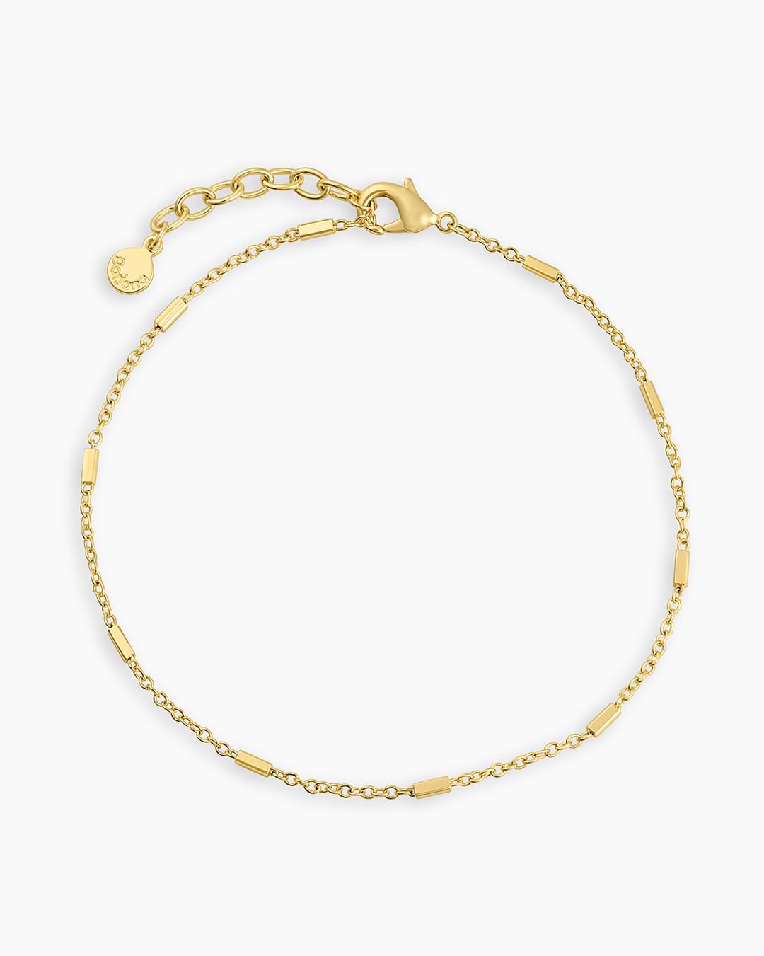gorjana - Tatum Anklet 9" to 10" - 18k Gold-Plated Finish - Fashion Enthusiasts - Casual Wear - Adjustable Length, Versatile Style and Secure Clasp - Image 2