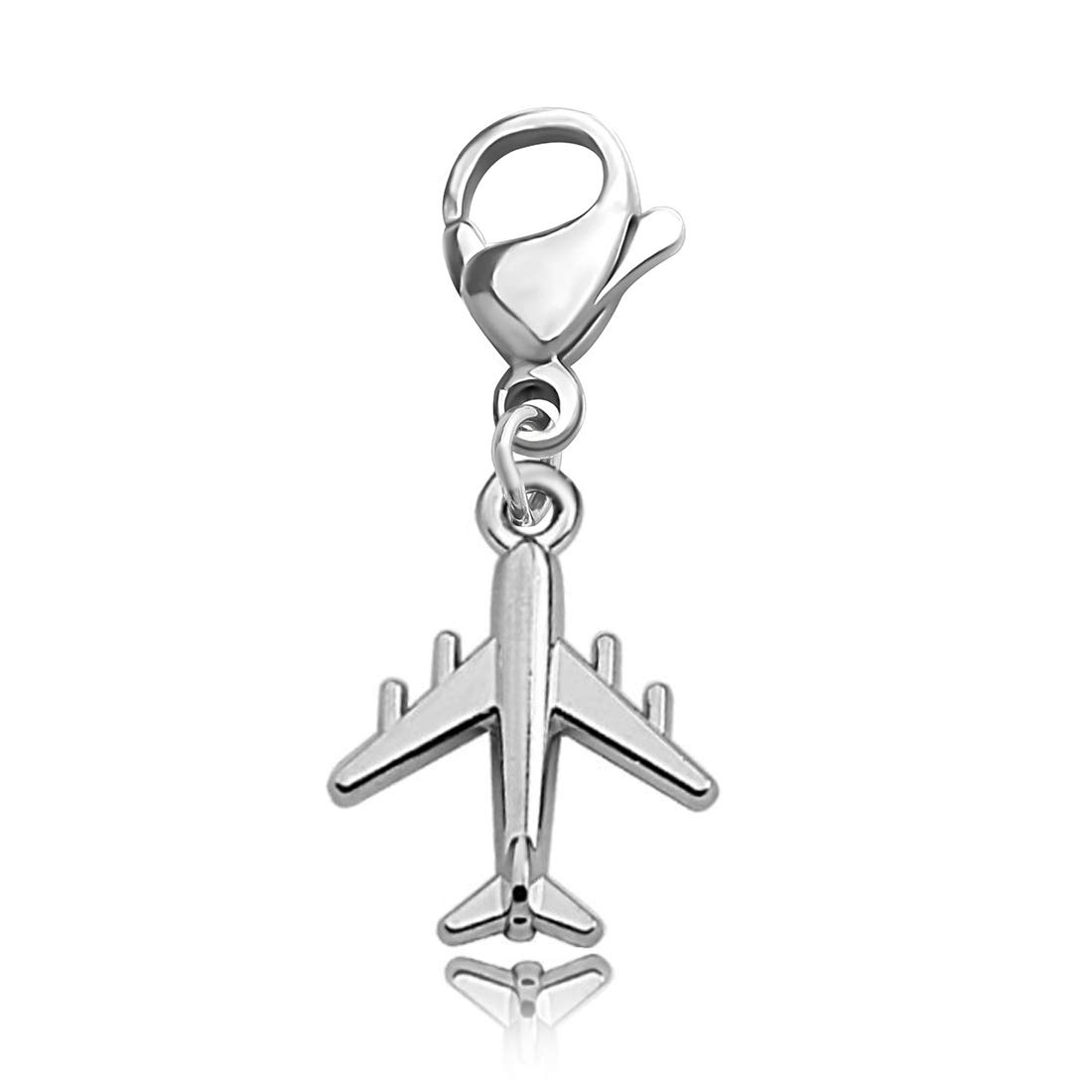 CHOORO Aircraft Airplane Charm Plane Lover Gift Plane Charm Plane Zipper Pull Gift Airline Gift Aviation Jewelry for Pilot/Airline Stewardess/Aviation