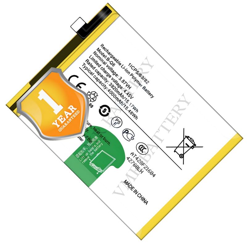 Image of Original B-Q6 Battery Compatible for Vivo V21e 5G (V2055) - (4000mAh) - 1 Year Warranty X2