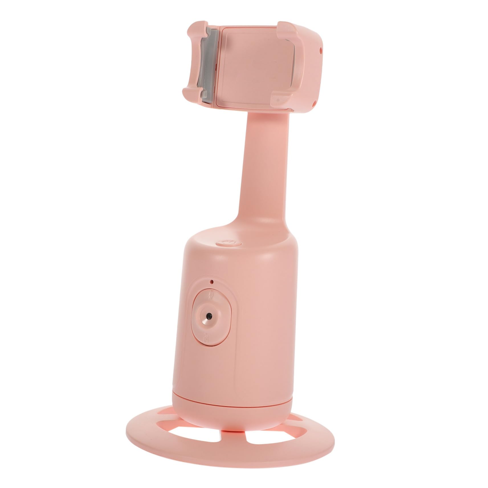 1pezzi Smartphone Stand Riconoscimento Facciale Rotante Per Live Streaming Telefonico e Innovativo Rosa