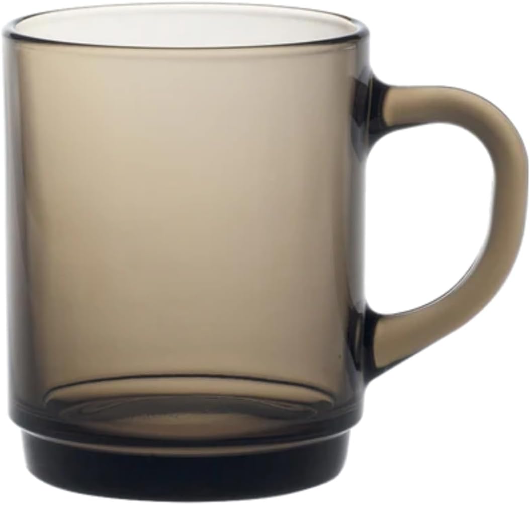 Duralex Versailles Glass Mug, 9.125 oz, Clear