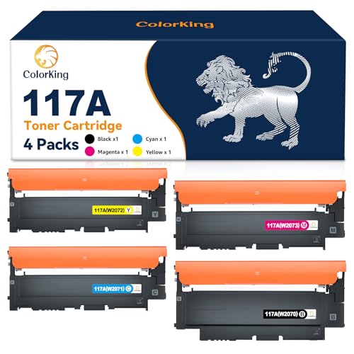 2x Schwarz Kompatible Toner 117 für HP 117 A für HP Color