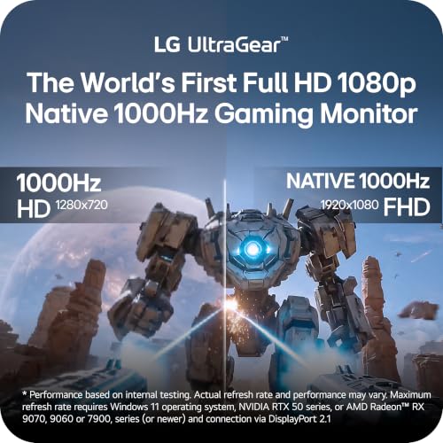 Image of LG 25G590B-B 25-inch Ultragear 1080p Full HD IPS 1000Hz 1ms Gaming Monitor
