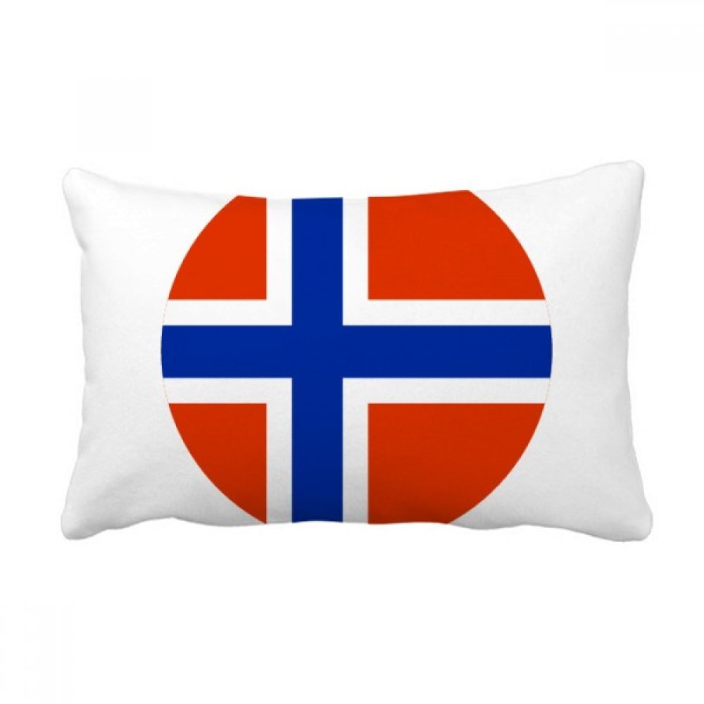 Coussin de décoration européen Norvège aux finitions soignées multicolores