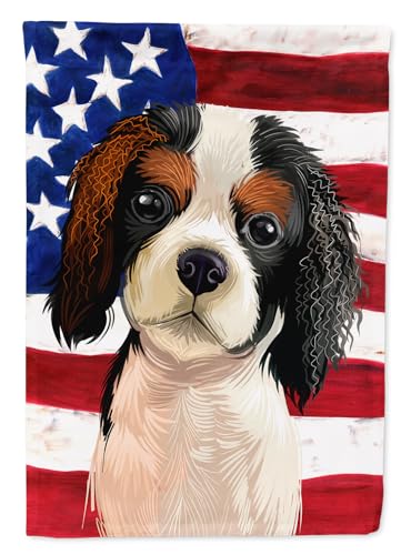 Cavalier Spaniel drapeau américain grand format multicolore résistant - 2