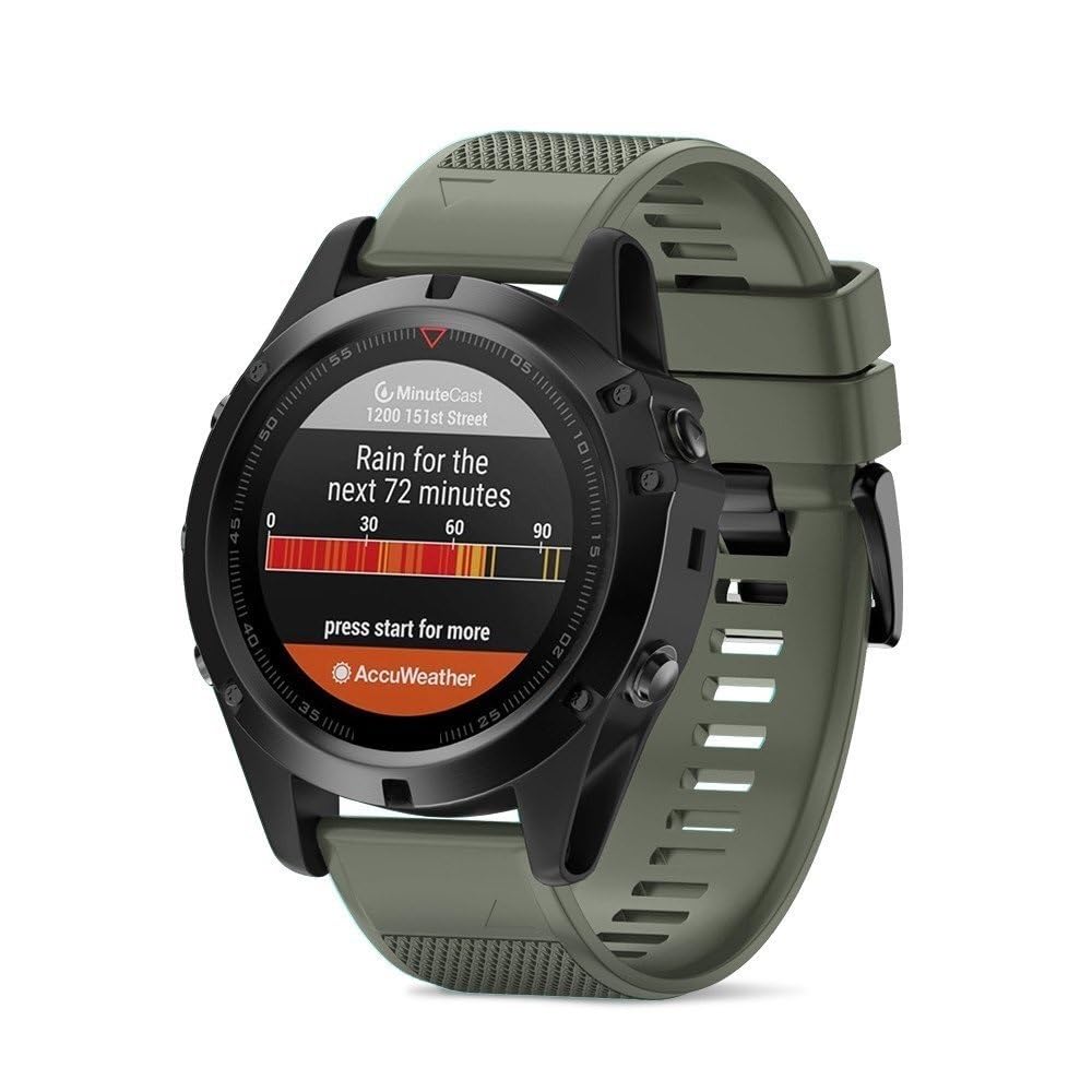 XMKT 3 szt. do paska zegarka Garmin Fenix ​​5/paska zegarka Fenix ​​6/paska Fenix ​​7 22 mm miękkie silikonowe paski kompatybilne z paskami zegarka Garmin S62/paskiem Fenix ​​5 PLUS