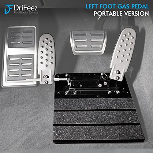 DriFeez Left Foot Accelerator Gas Pedal Portable LFGP Drive Assist for Handicap Disabled Injured Stroke Drivers