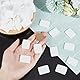 PandaHall 100 Stück Unparfümierte Nachfüllpads 1.1 x 0.8 unparfümierte Aromapads Weißes Diffusor-Pad Für Ätherische Öle Rechteckige Aromaöl-Nachfüllpads Für Ätherische Öle Luftbefeuchter Medaillon