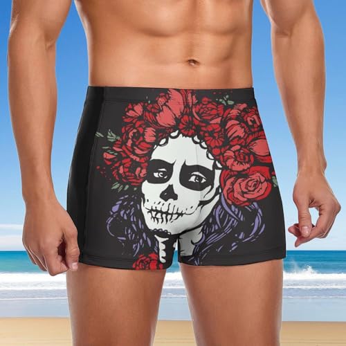 Short de bain homme fleuri pour vos vacances de natation et bronzage - 4