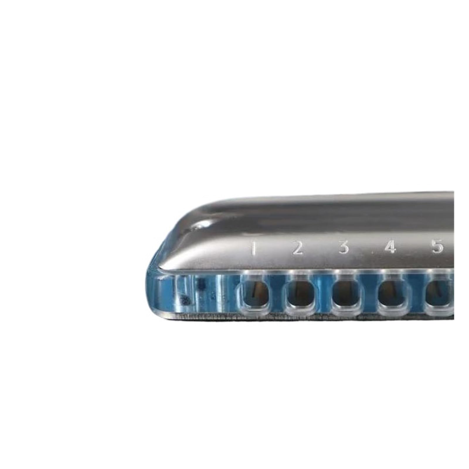 Armonica Strumento Musicale Professionale Per Armonica Diatonica A Dieci Fori A Forma Di Pettine In Acrilico Azzurro Chiaro Con Accordatura A Bassa Frequenza