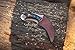 NY BLADES Custom Handmade Damascus Steel Karambit Knife with Rosewood Handle and Leather Sheath (Style 2)