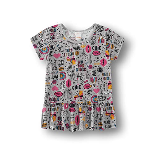 Blusa Girlie Marisol Play meninas, Cinza, 4