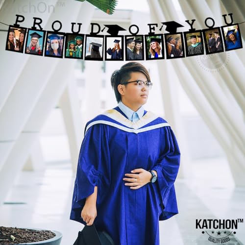 Image of KatchOn, Graduation Photo Banner 2026 - Large, 10 Feet 5x7 | Felt Proud of You Banner | Grad Banner 2026 Personalized | 2026 Graduation Decorations | Grad Picture Banner for 2026 Graduation Party Decor