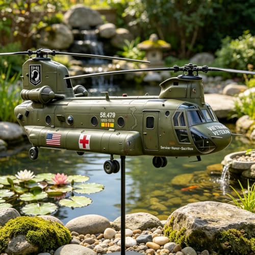 Helicóptero spinner de viento: de vida a su cama de flores y patio 6