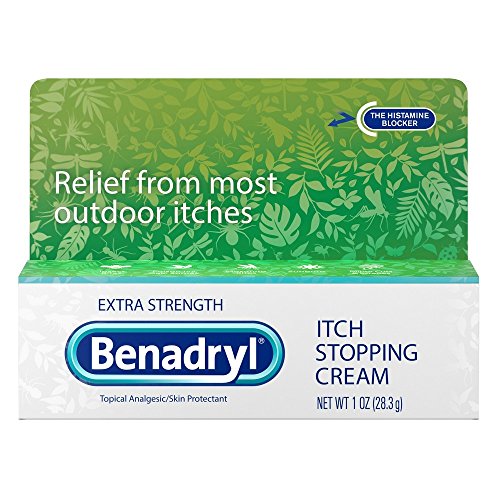 Benadryl Itch Stopping Cream, Extra Strength - 1 oz, Pack of 5