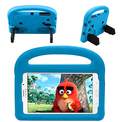 UUcovers Kids Case for Samsung Galaxy Tab A 8.0 Tablet SM-T380/T385/T387 (2018/2017), Galaxy Tab E 8.0 SM-T375/T377/T378, Tab 4 8.0 2014 SM-T330/T331/T335 Stand EVA Shockproof Handle Cover, Blue