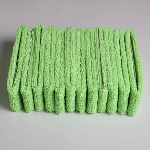 Image of Cotton Sweatband Headbands,Pack of 12,Elastic Stretchy Sport Terry Cloth Sweat Bands,Yoga Workout Fitness Exercise Basketball Headband