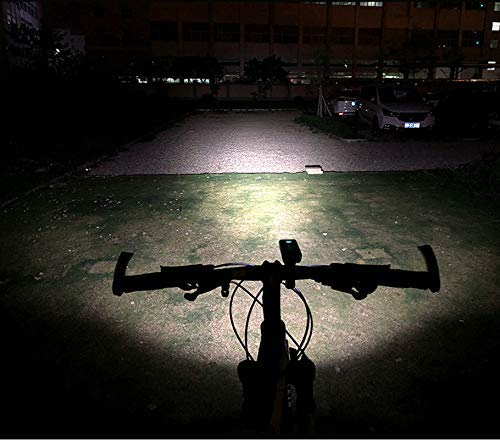 Usb Rechargeable Bicycle Front Light And Tail Light Set, Super Bright 3 Led 6000 Lumens Bike Headlight Waterproof Bike Lights Night Cycle Safety Flashlight For Mountain Road Cycling, Riding #TOP7