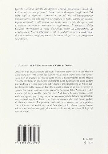 Bellum Poenicum E L`Arte Di Nevio. Saggio Con Edizione Dei Framment - 2